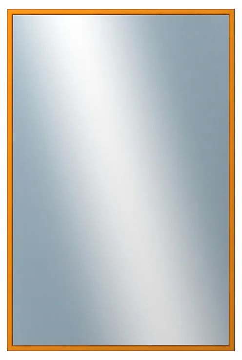 DANTIK - Zrkadlo v rámu, rozmer s rámom 40x60 cm z lišty Hliník oranžová (7269217)