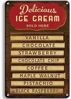 Ceduľa Delicious Ice Cream