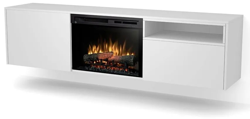 Elektrický krb Tecero 26" biely mat