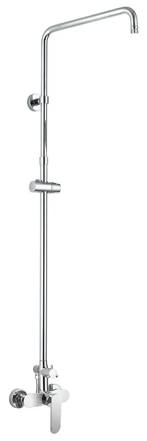 Mereo Mereo, Nástenná sprchová bateria Mada 150 mm so sprchovou tyčou bez príslušenstva, MER-CBE60104SM