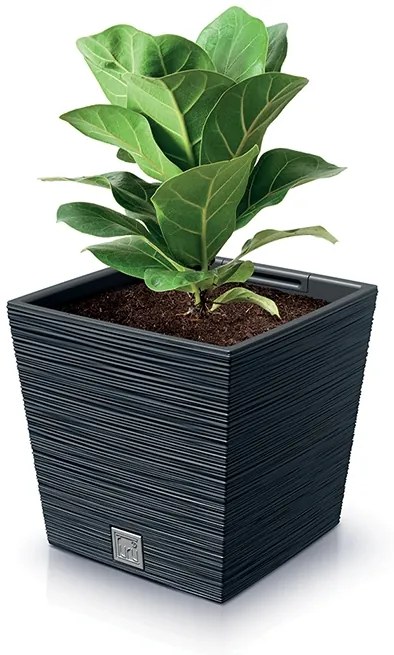 Plastový kvetináč DFS300 29,5 cm - biela