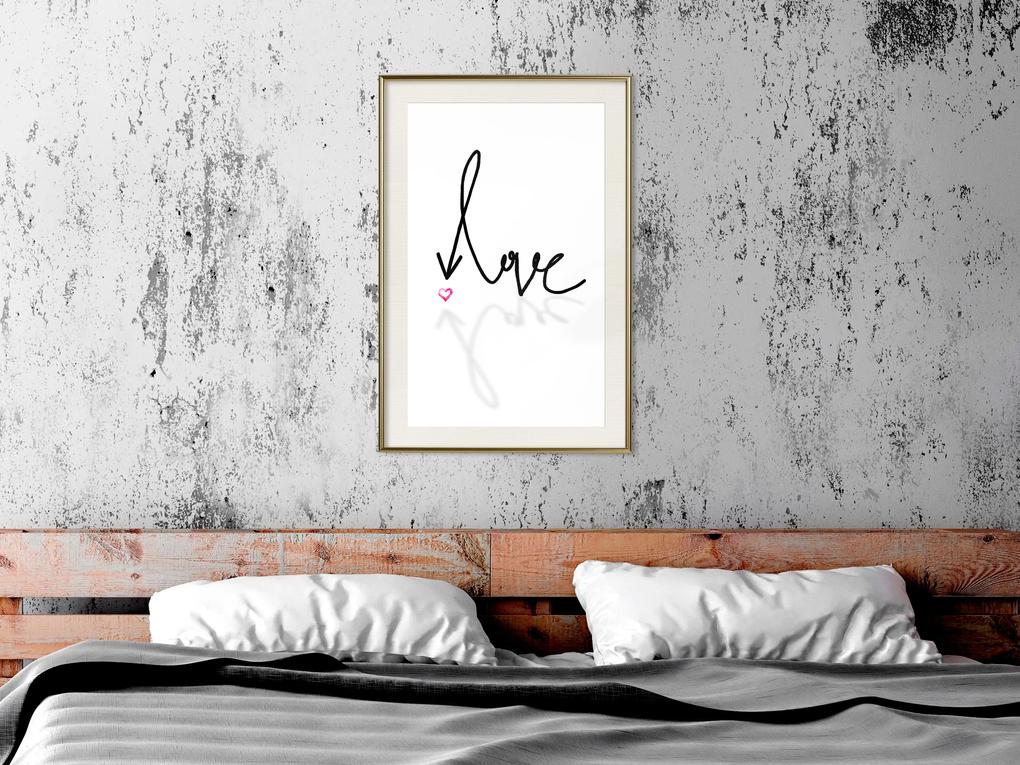 Artgeist Plagát - This is Love [Poster] Veľkosť: 20x30, Verzia: Zlatý rám s passe-partout