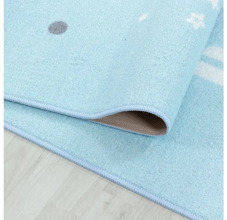 Ayyildiz Detský kusový koberec PLAY 2901, Modrá Rozmer koberca: 80 x 120 cm