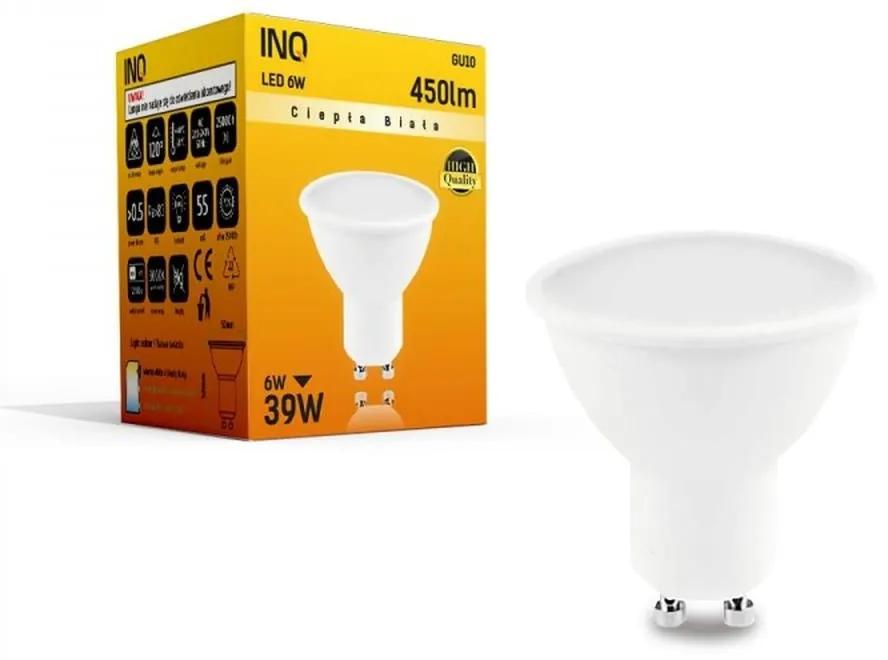 LED žiarovka INQ LED GU10 6W Warm White LR034WW