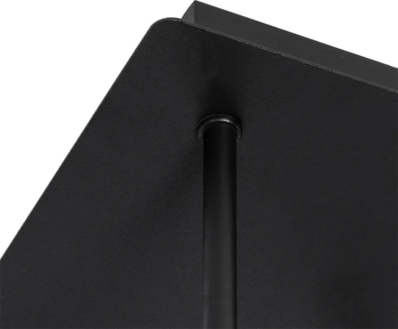 Moderné stropné svietidlo čierne so zlatom 5-žiarovkové - Atény Wire