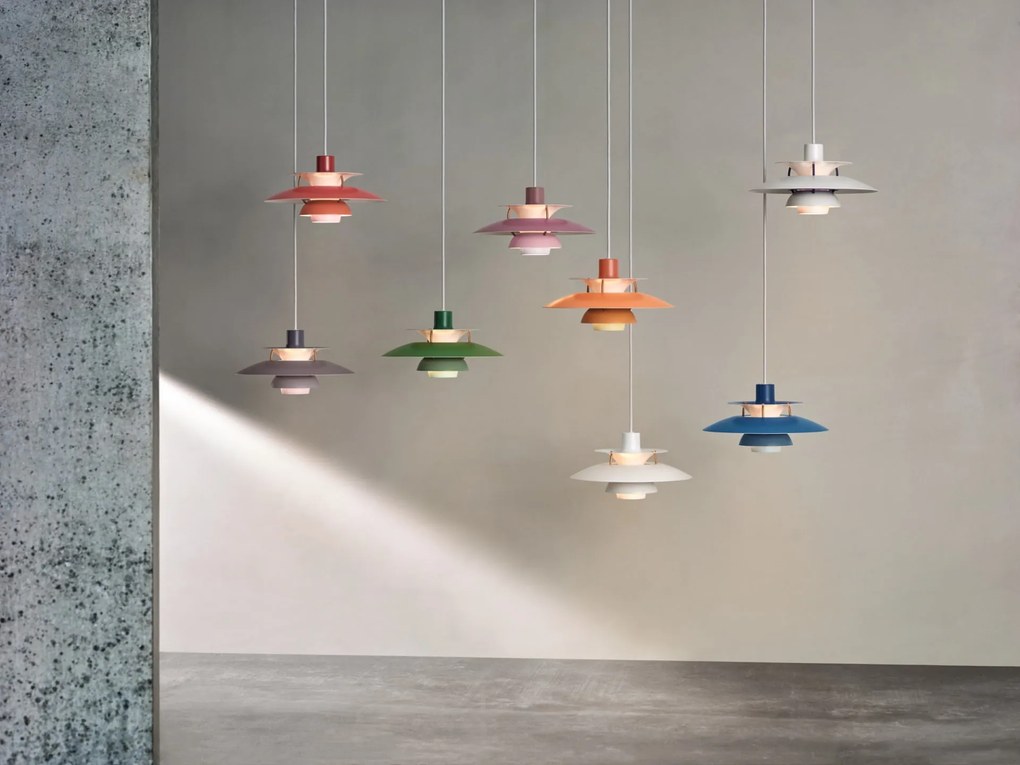 Louis Poulsen Závesná lampa PH 5 Mini Modern White