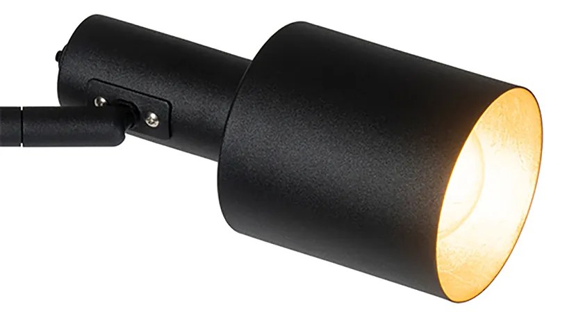 Inteligentná stojaca lampa čierna vrátane 2 WiFi A60 - Stijn