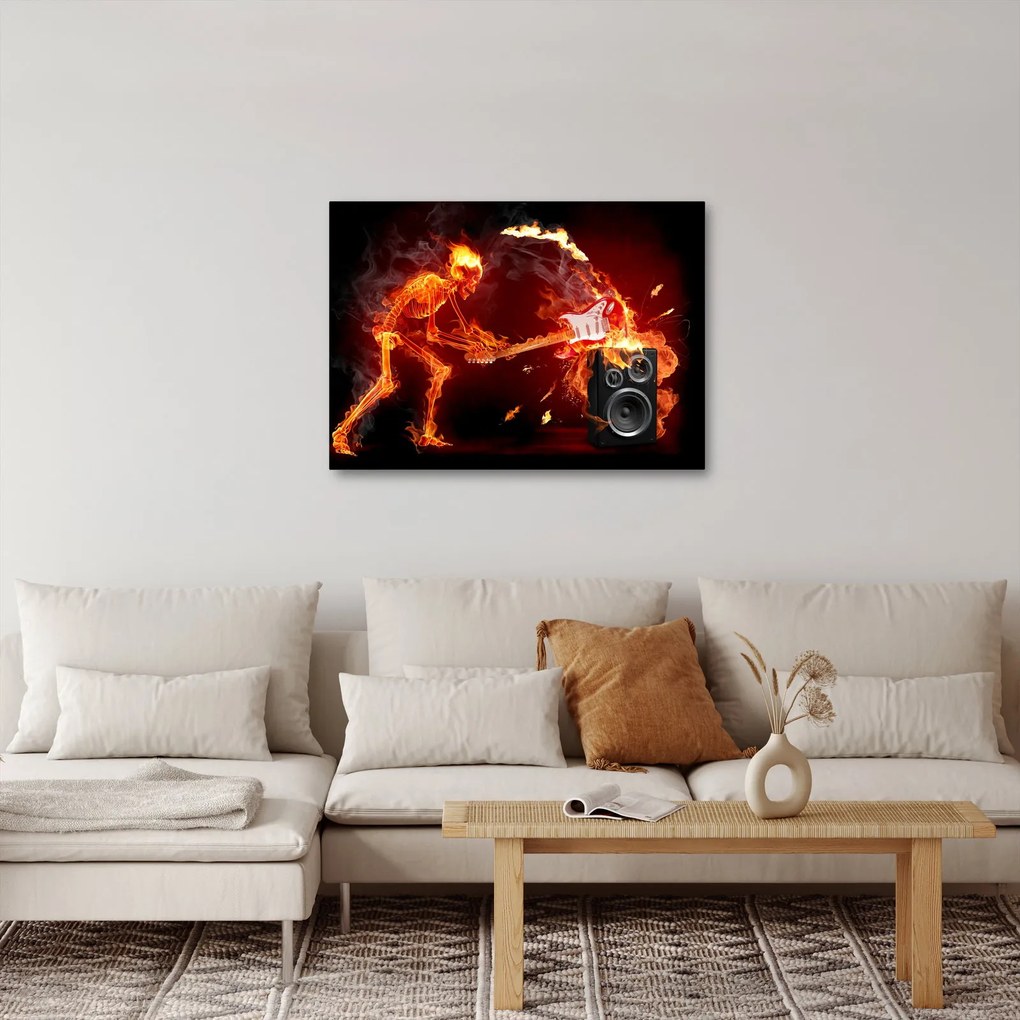 Obraz - Hudba v plameňoch (70x50 cm)