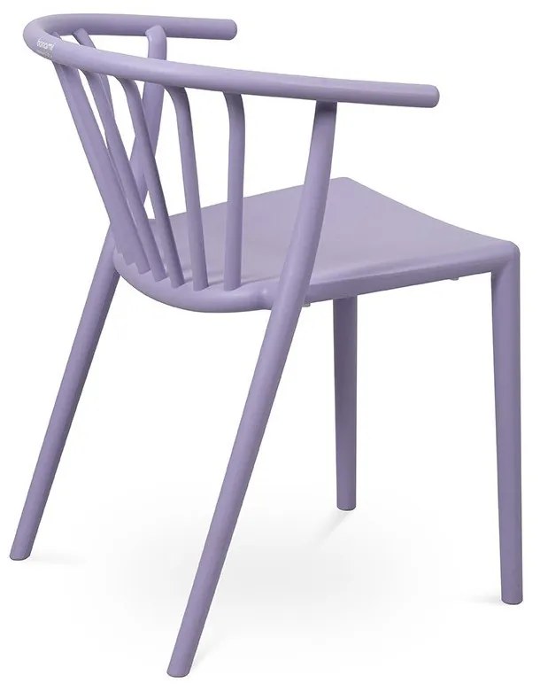 Plastová záhradná stolička v levanduľovej farbe Capri – Bonami Essentials