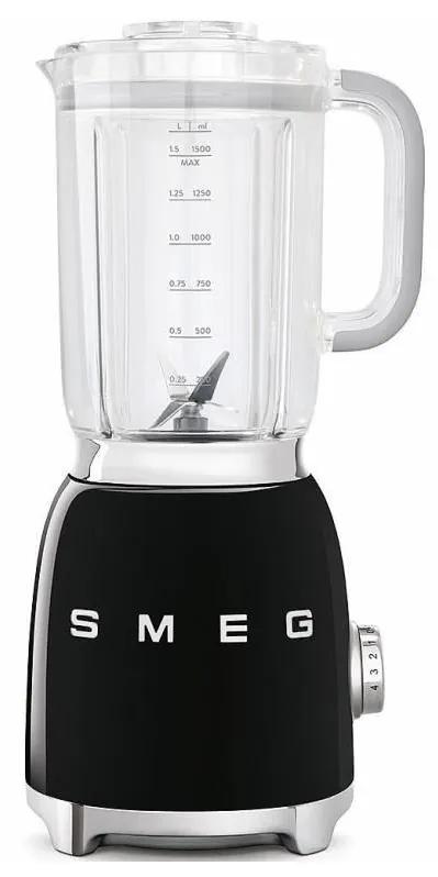 SMEG 50's Retro Style stolný mixér 1,5l plastová nádoba čierna BLF01BLEU, čierna