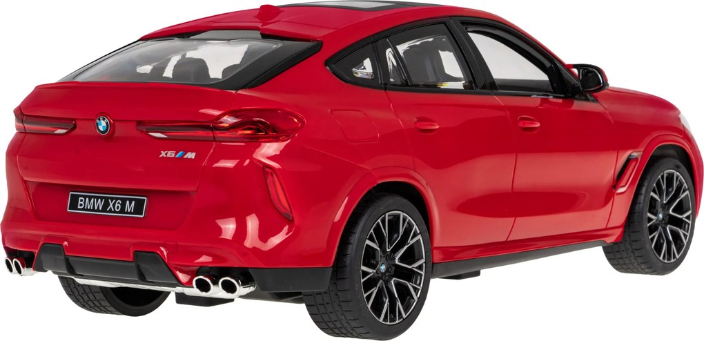 BMW X6 M červené RASTAR 1:14 RC auto na diaľkové ovládanie + ovládač 2,4 GHz