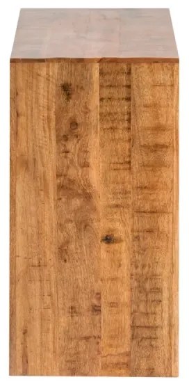 furniture-nabytek.cz - Masívna komoda Country z mangového dreva, lakovaná, hnedá – 117×45×85 cm