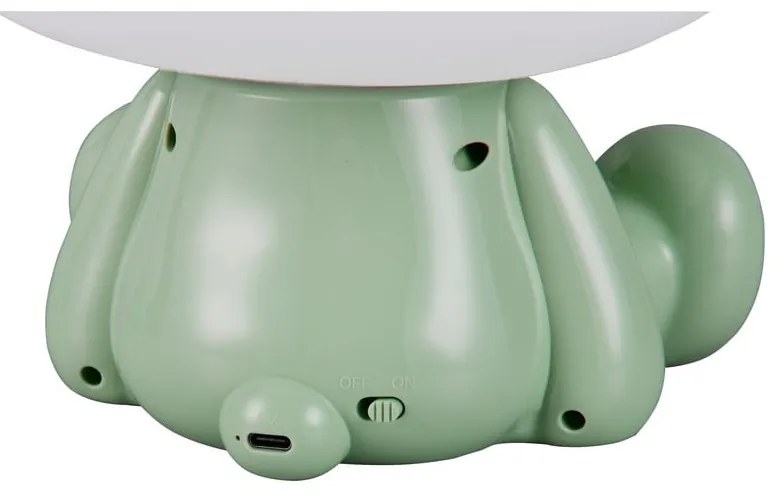 Zelené LED detské svietidlo Hopper – Trio