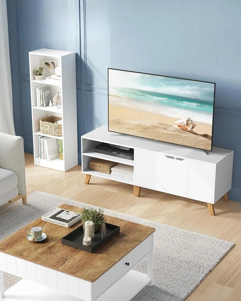 TV stolík Vasagle Indigo biely
