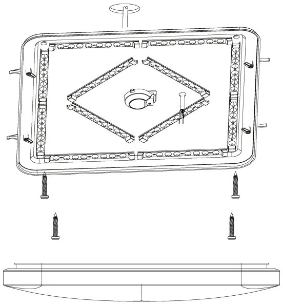 Eglo 98449 - LED Stropné svietidlo FRANIA-S LED/49,5W/230V