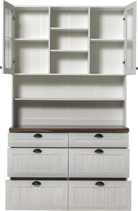 Kredenc PROVENCE 120, Sosna Andersen/porterhouse tmavý