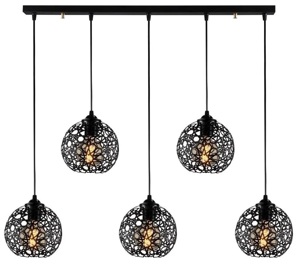 Luster na lanku FELLINI 5xE27/100W/230V