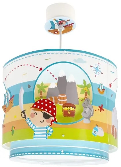 Dalber 60652 - Detský luster PIRATE ISLAND 1xE27/15W/230V
