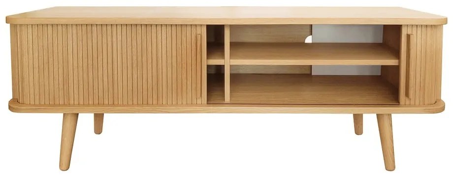 TV stolík v dekore duba v prírodnej farbe 138x50 cm Rove – Woodman