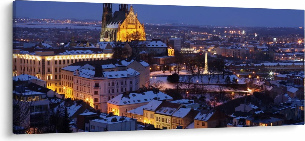 Obraz - Katedrála sv. Petra a Pavla, Brno, Česká Republika (120x50 cm)