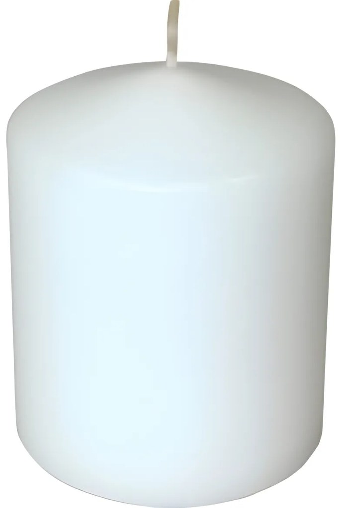 Parafínová svíčka Classic Candles 17,5 cm bílá