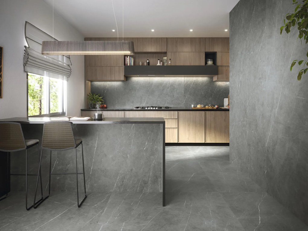 Dlažba Tessino Grey Natural 120x120 R