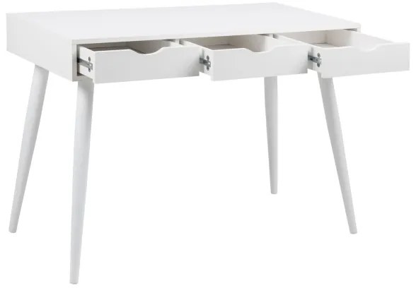 Písací stôl so zásuvkami ADIS biela