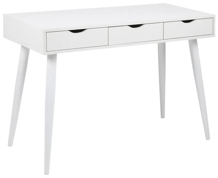 Písací stôl so zásuvkami ADIS biela