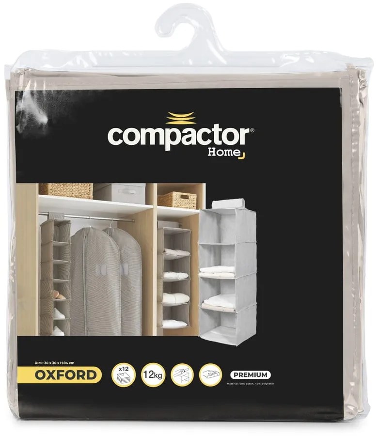 Závesný látkový organizér do skrine Oxford – Compactor