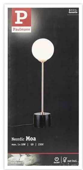 Paulmann 79662 - 1xG9/10W Stolná lampa NEORDIC MOA 230V