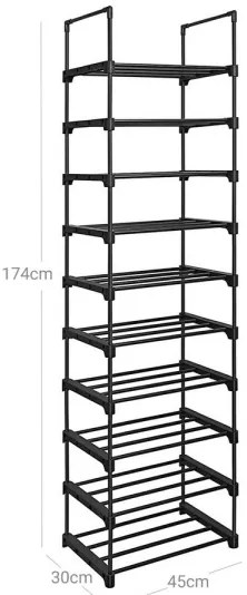 Botník ALVORO čierny