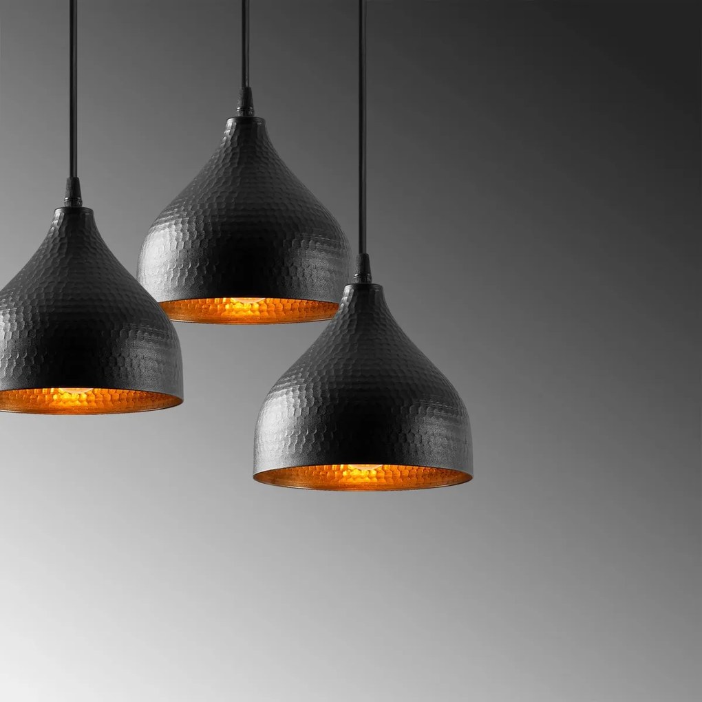 Stropné svietidlo Tattoo čierne