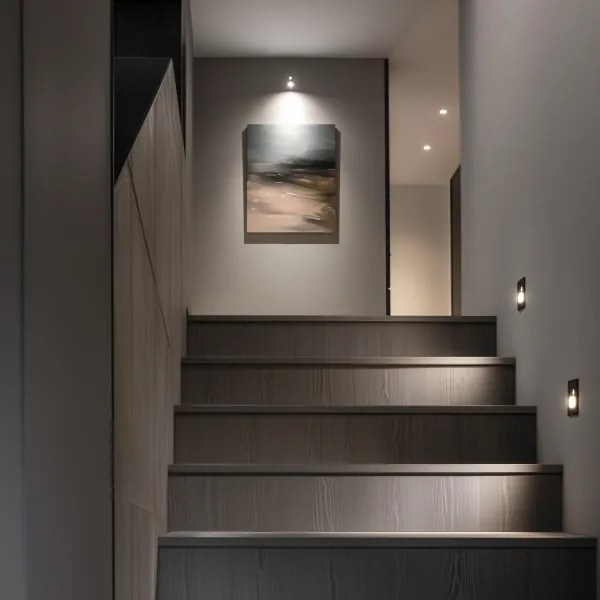 Brilagi -LED schodiskové svietidlo so senzorom LED/1,5W/230V 3000/4000/6500K čierna