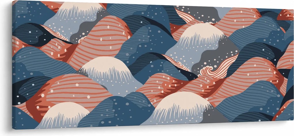 Obraz - Japonské vlny (120x50 cm)