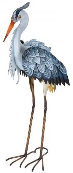Kovová volavka 65 cm