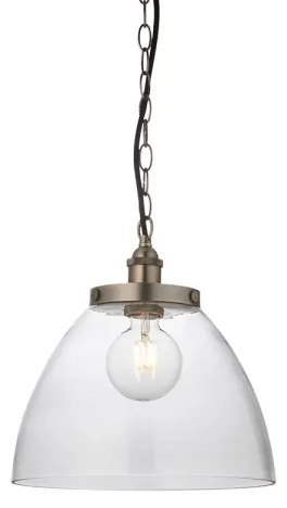 Endon 106896 - Luster na reťazi HANSEN 1xE27/10W/230V matný chróm