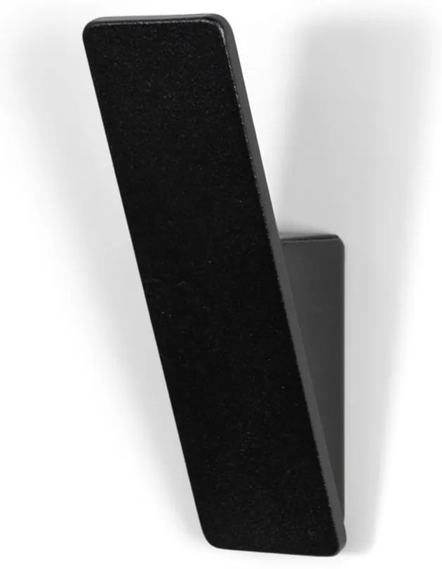 Čierny nástenný oceľový háčik Angle – Spinder Design