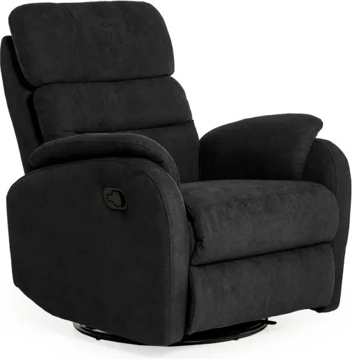 Kreslo ELEGANT 3 polohovacie, čierna (soro 100)