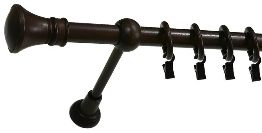 Garniža helios fi25 I 160cm wenge