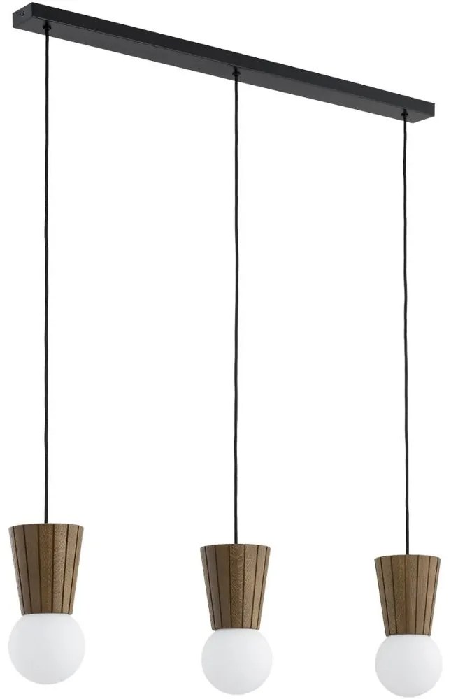 Argon 6358 - Kúpeľňové závesné svietidlo na lanku VOLANTE 3xG9/6W/230V IP44 hnedé