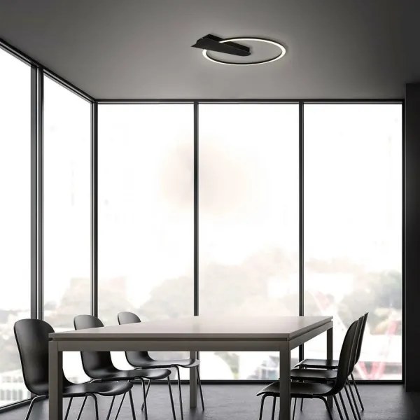 Briloner 3542-015 - LED Stmievateľné stropné svietidlo NICO LED/12W/230V čierna