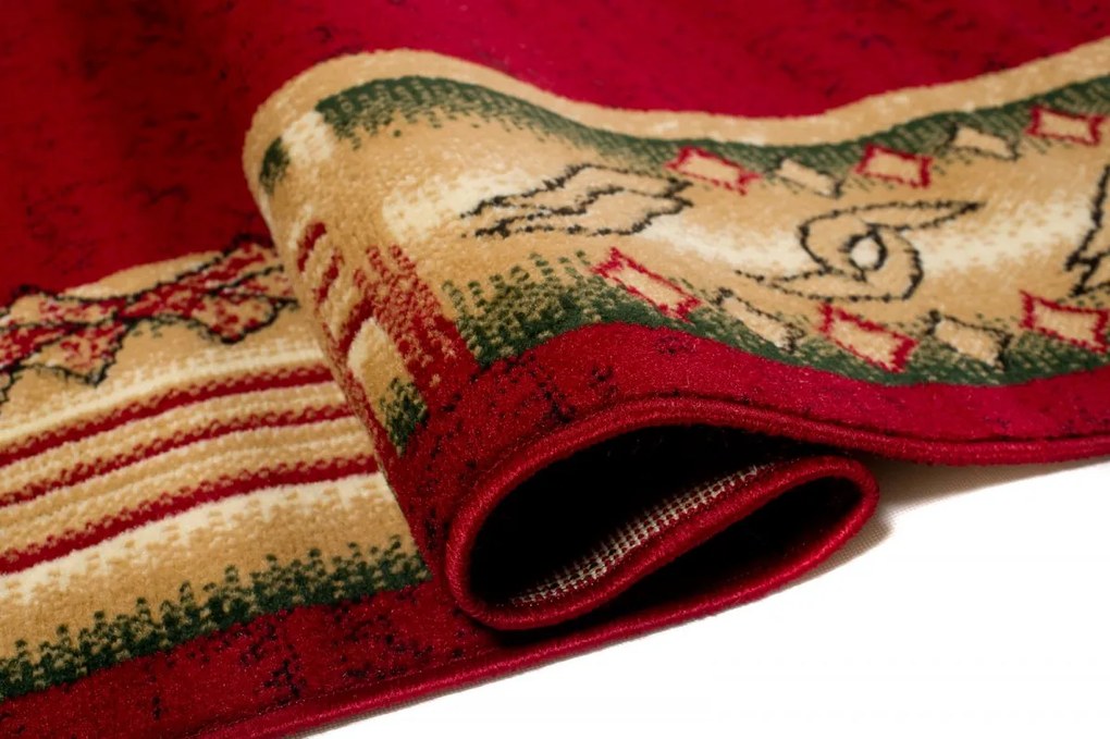 TA Koberec C766A ČERVENÝ ATLAS PP Rozmer: 70x130 cm