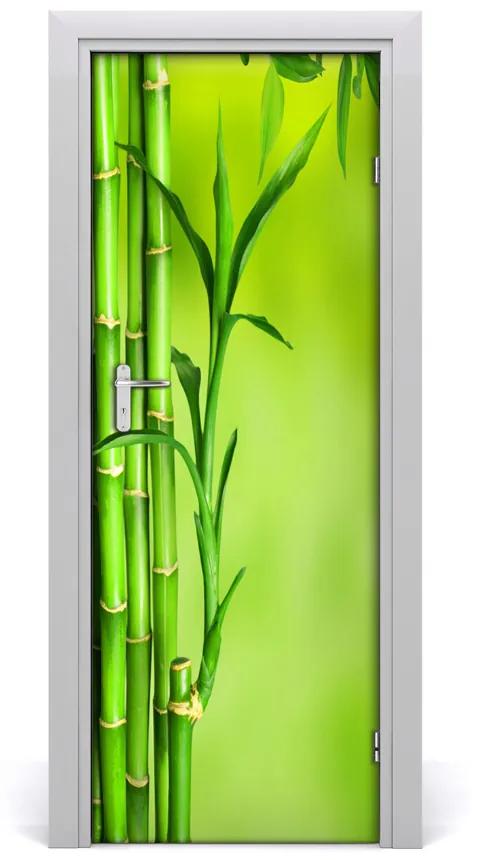 Samolepiace fototapety na dvere bambus 75x205 cm