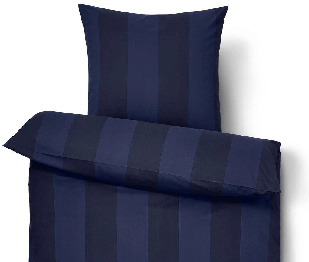 Posteľná bielizeň z luxusného flanelu, modrá, štandardná veľkosť