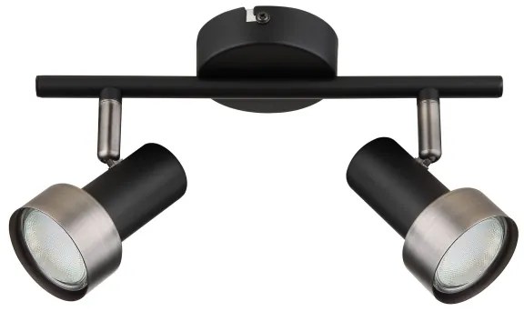 Rabalux 73012 - Stropné bodové svietidlo KONRAD 2xGU10/50W/230V