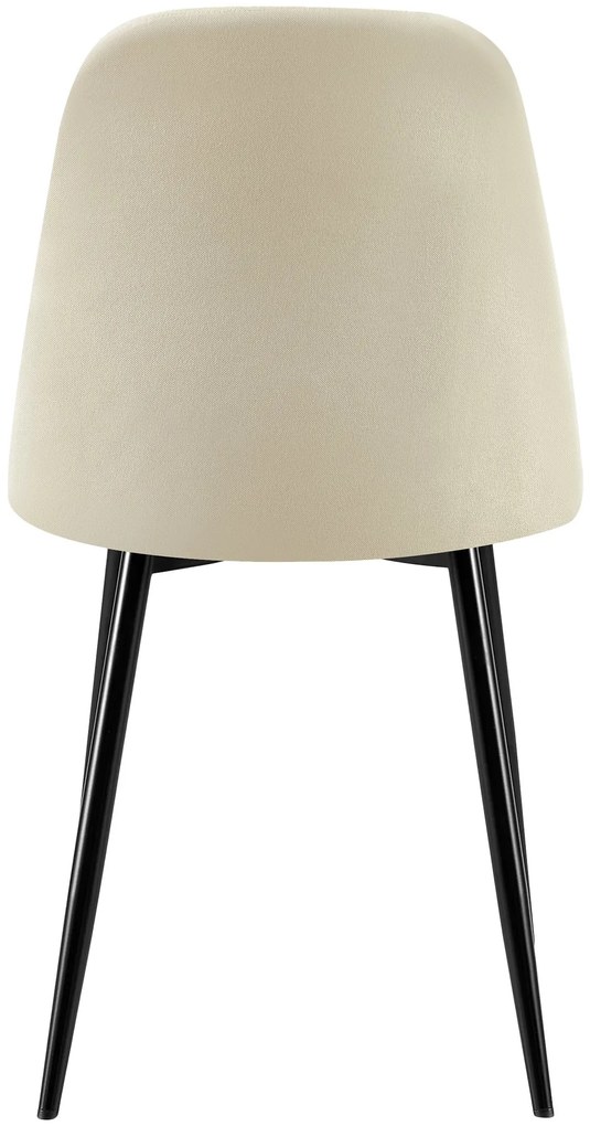 Stolička Giverny látka - krémová