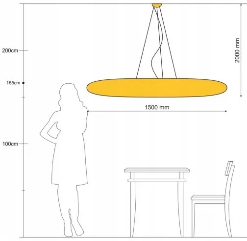 Azzardo AZ0289 - Luster na lanku ACRYLIO 6xT5/40W/230V