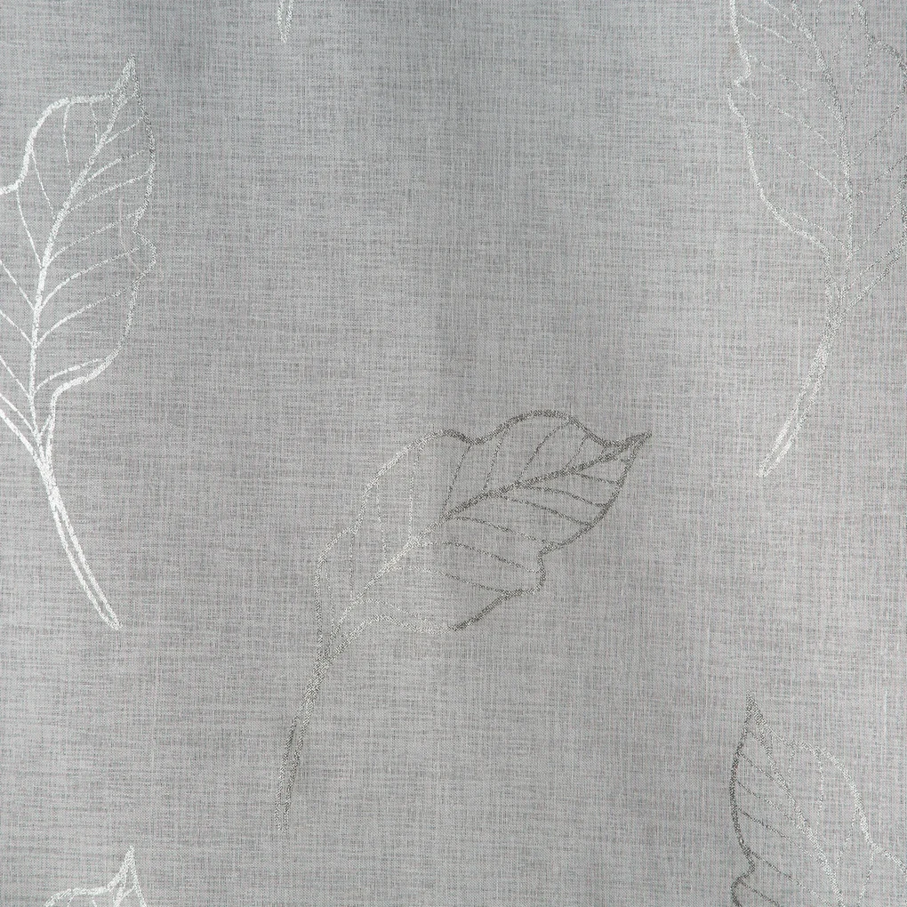 ZÁCLONA NA KRÚŽKOCH SISI 140X250 CM BIELA