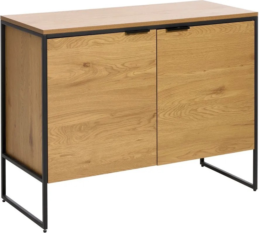 Komoda v dekore duba v prírodnej farbe 104,5x80x45 cm Cesura – Unique Furniture