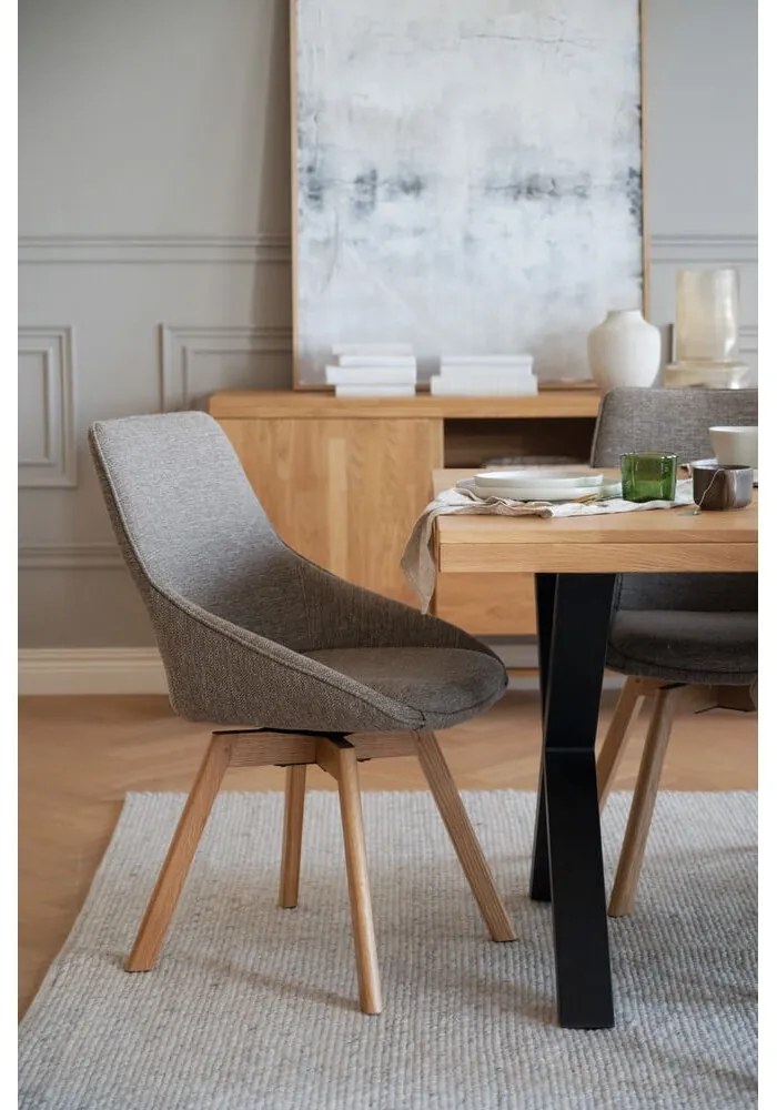 Béžové jedálenské stoličky v súprave 2 ks Alison – Rowico